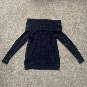 Beautiful Loft Off-the-Shoulder Textured Sweater